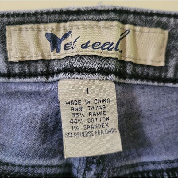 Wet Seal Women's Blue Denim Skinny Leg Jeans - Picture 3 of 11